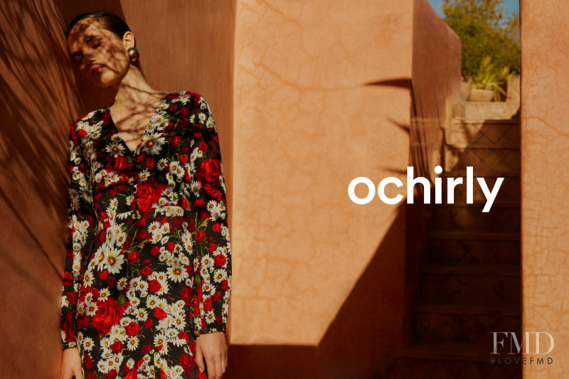 Lily Stewart featured in  the Ochirly Black Label advertisement for Spring/Summer 2019