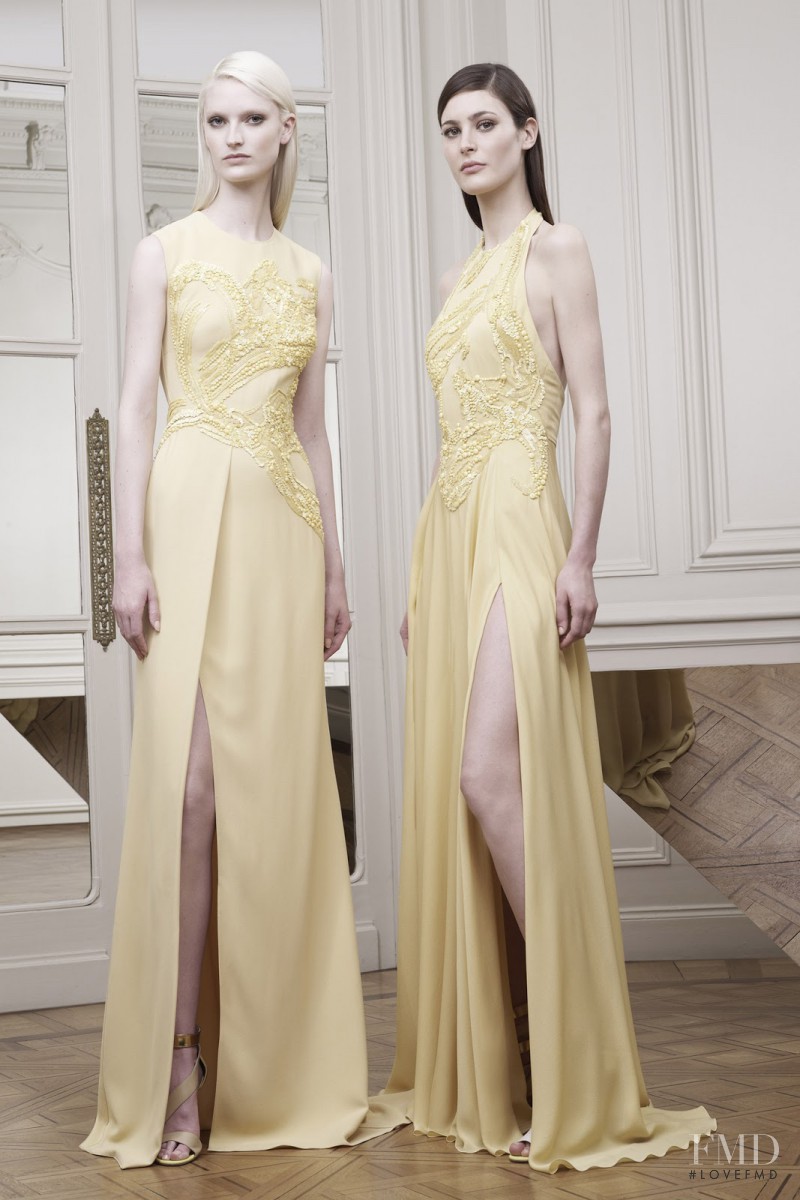 Helena Greyhorse featured in  the Elie Saab fashion show for Resort 2015