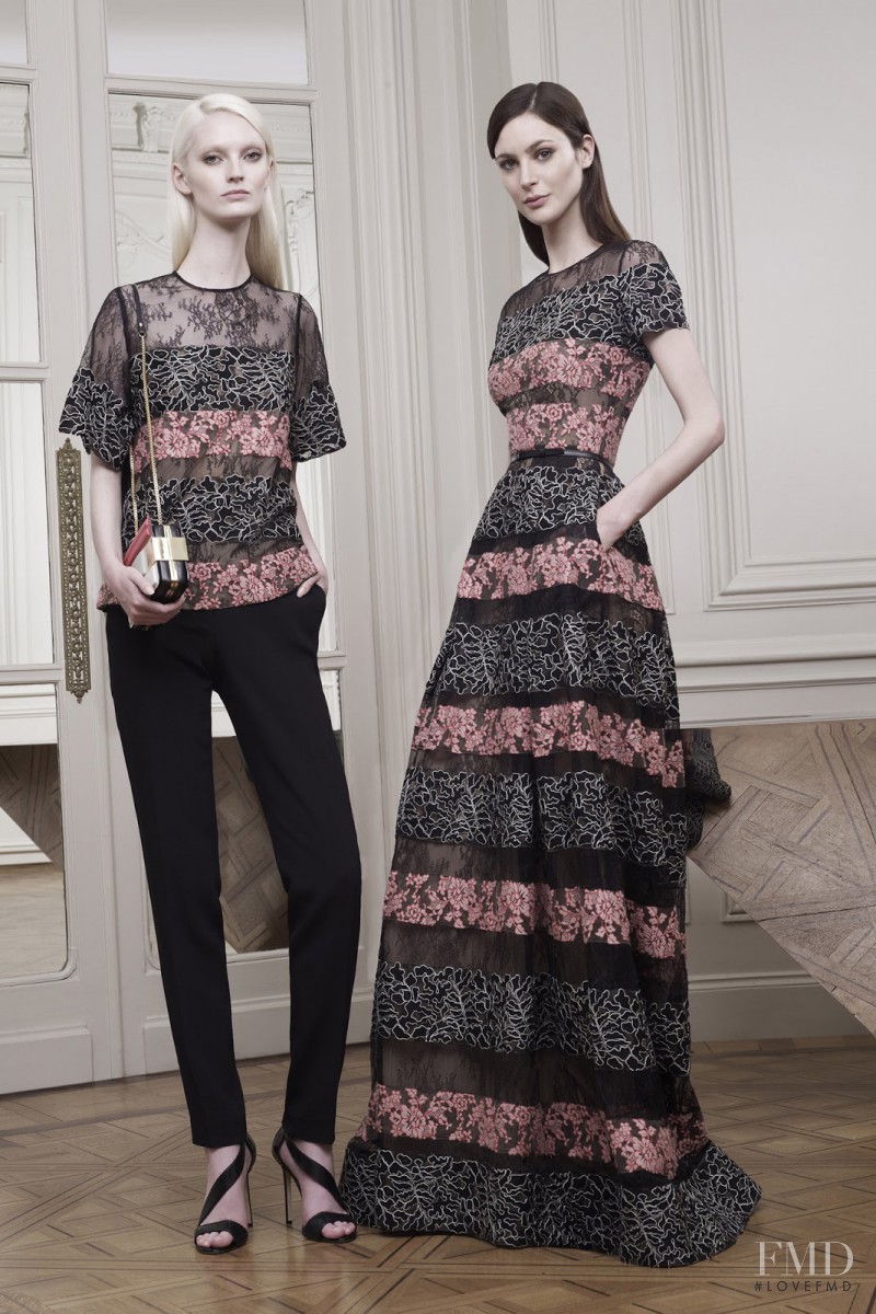 Helena Greyhorse featured in  the Elie Saab fashion show for Resort 2015