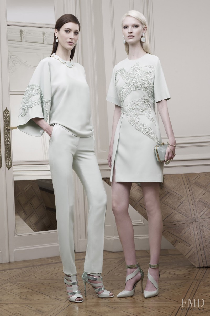 Helena Greyhorse featured in  the Elie Saab fashion show for Resort 2015