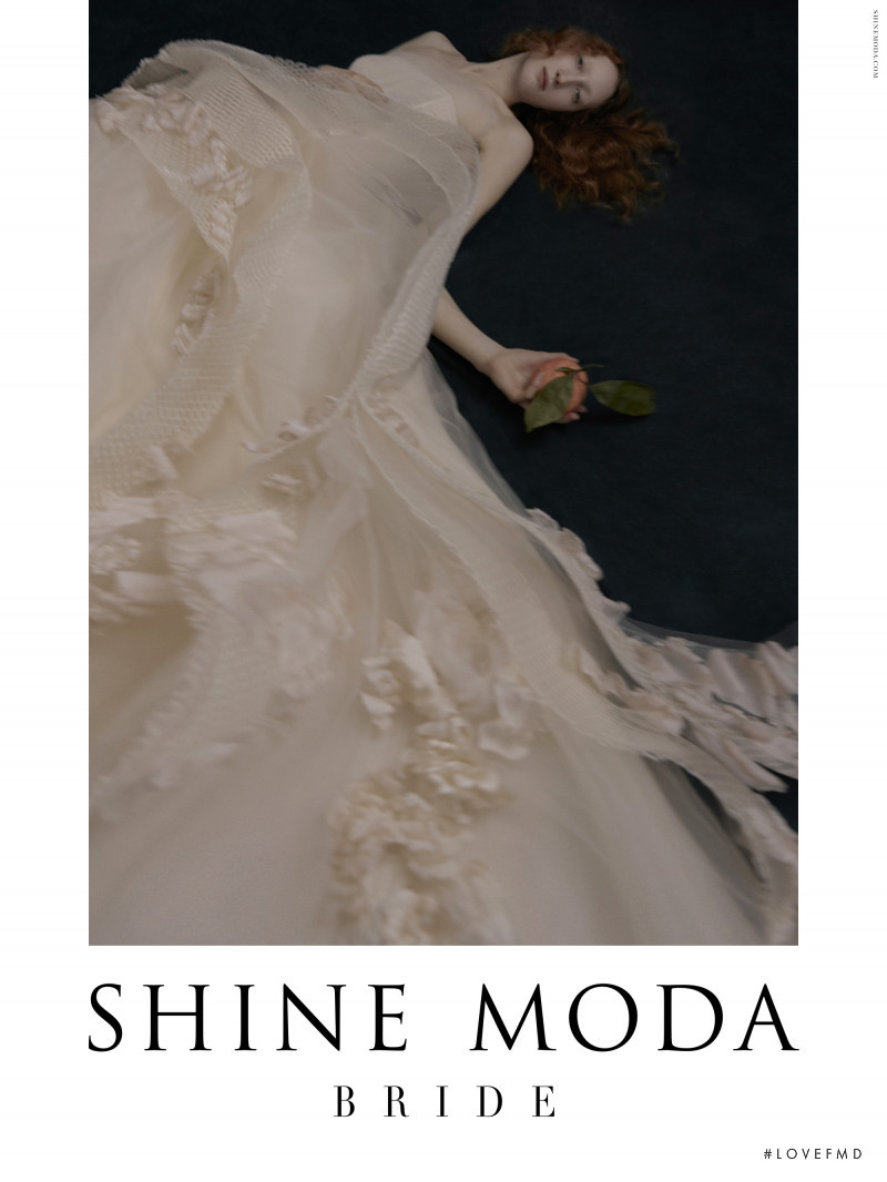 Lorna Foran featured in  the Shine Moda advertisement for Spring/Summer 2019