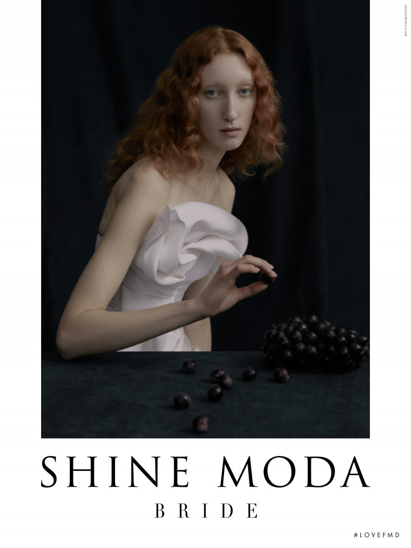 Lorna Foran featured in  the Shine Moda advertisement for Spring/Summer 2019