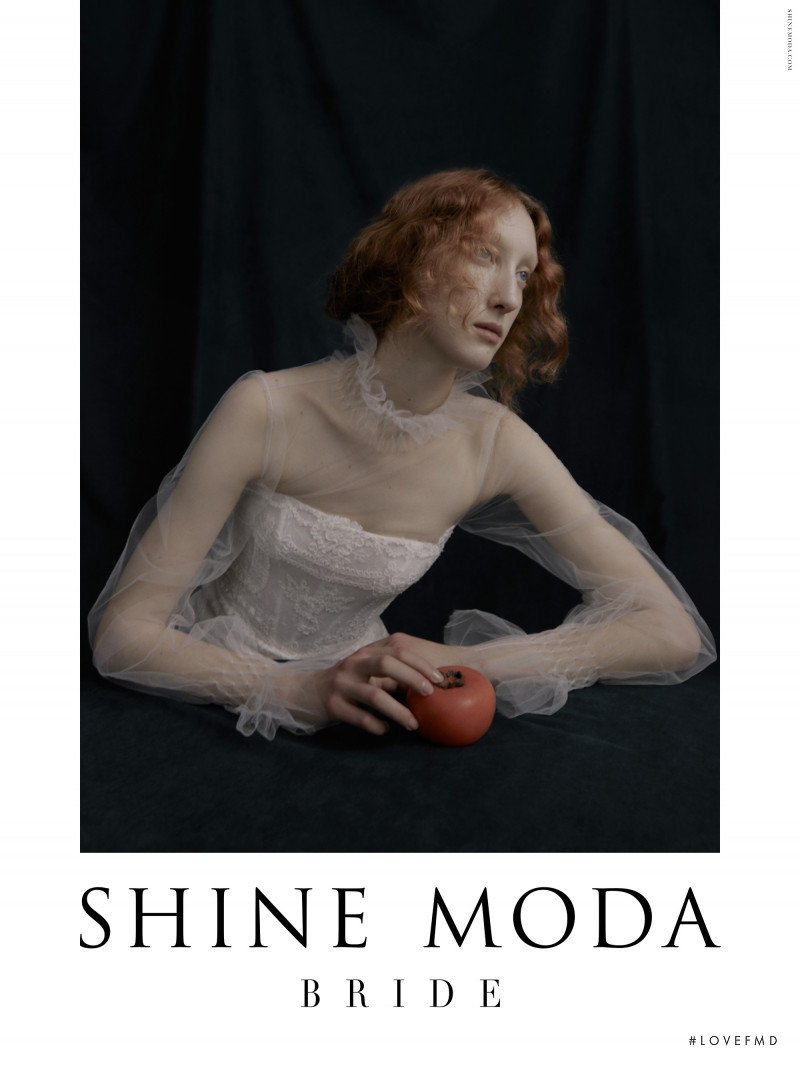 Lorna Foran featured in  the Shine Moda advertisement for Spring/Summer 2019