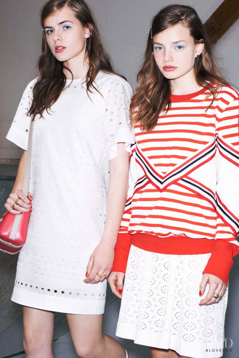 Rosie Tapner featured in  the See by Chloe lookbook for Resort 2015