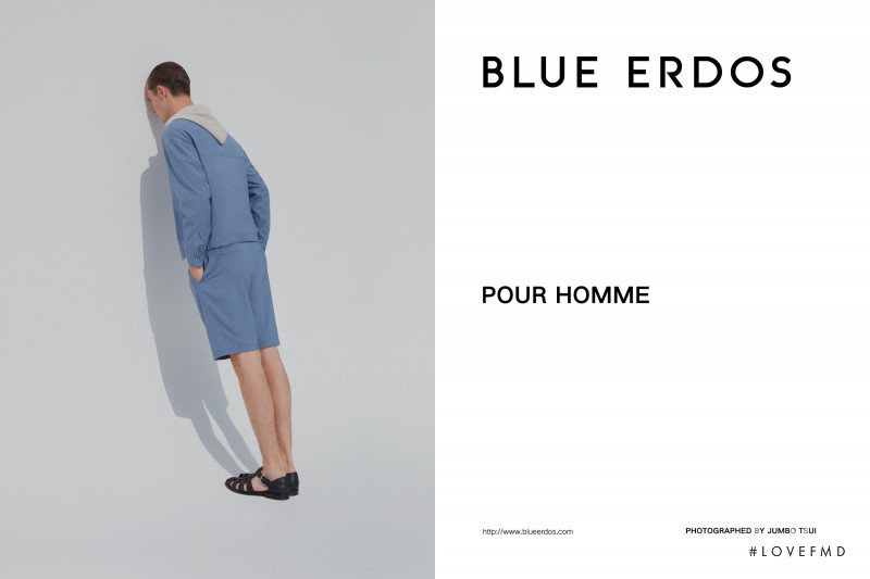 Kit Butler featured in  the Blue Erdos advertisement for Spring/Summer 2019