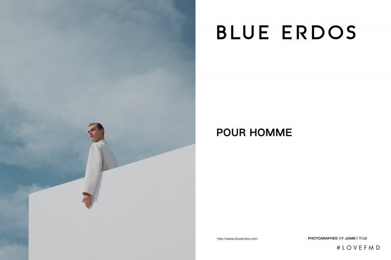 Kit Butler featured in  the Blue Erdos advertisement for Spring/Summer 2019