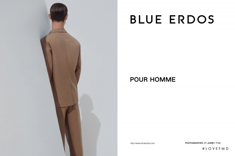 Kit Butler featured in  the Blue Erdos advertisement for Spring/Summer 2019