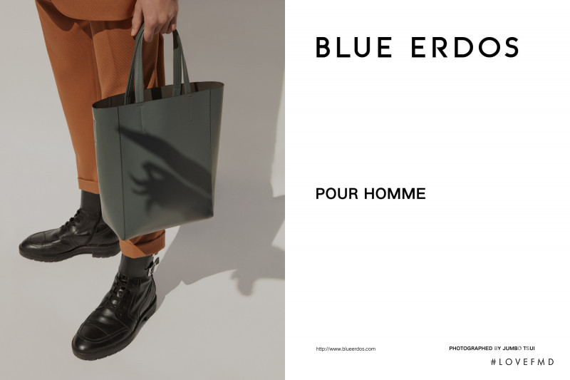 Jai Piccone featured in  the Blue Erdos advertisement for Autumn/Winter 2019