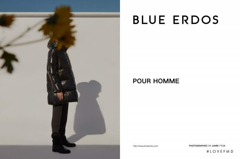 Jai Piccone featured in  the Blue Erdos advertisement for Autumn/Winter 2019