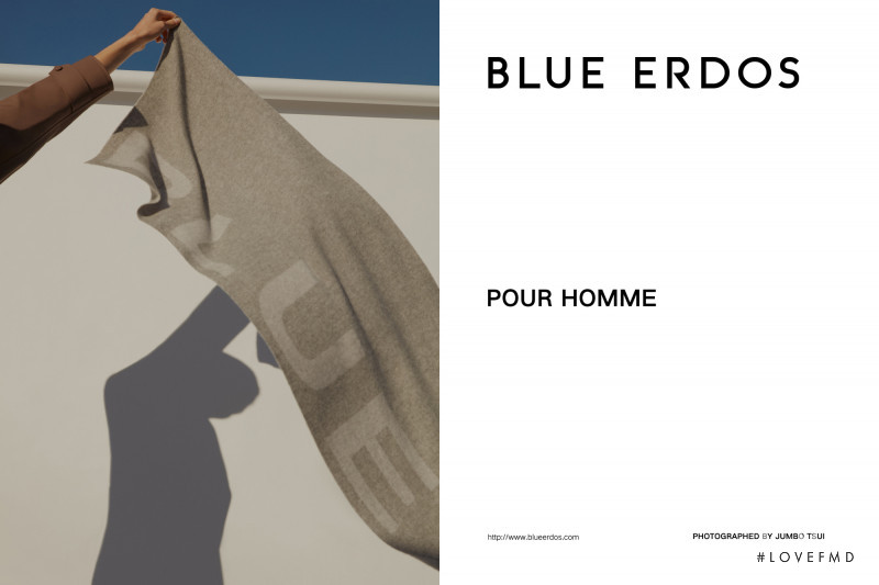 Jai Piccone featured in  the Blue Erdos advertisement for Autumn/Winter 2019