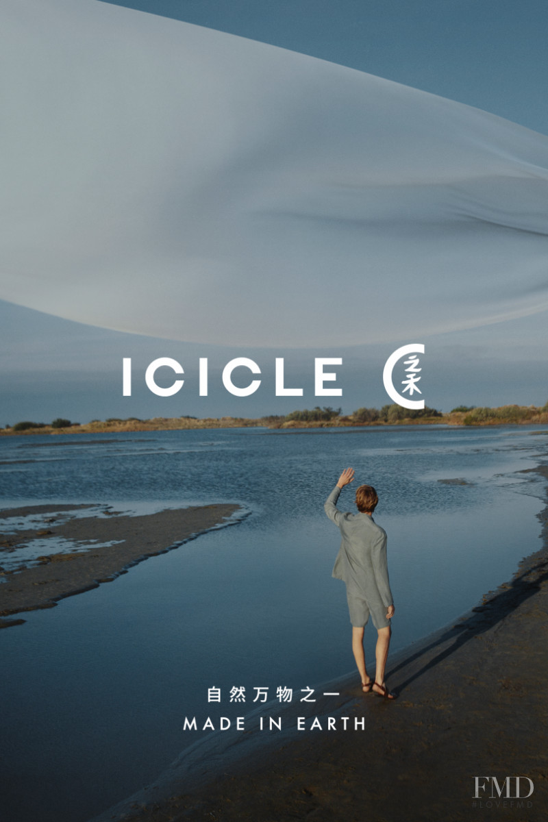 Berit Heitmann featured in  the Icicle advertisement for Spring/Summer 2021