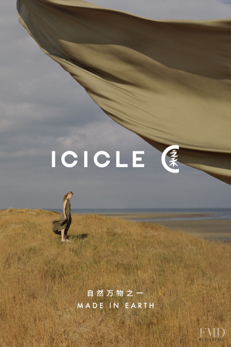 Berit Heitmann featured in  the Icicle advertisement for Spring/Summer 2021