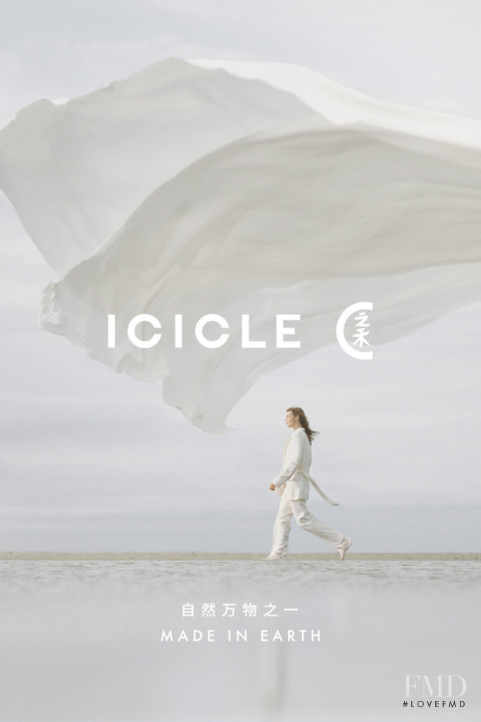 Berit Heitmann featured in  the Icicle advertisement for Spring/Summer 2021