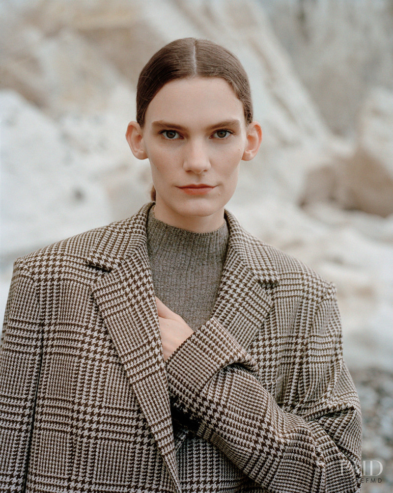 Lena Hardt featured in  the Icicle Natural Way  advertisement for Autumn/Winter 2020