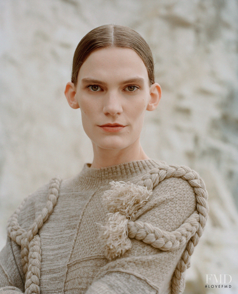 Lena Hardt featured in  the Icicle Natural Way  advertisement for Autumn/Winter 2020