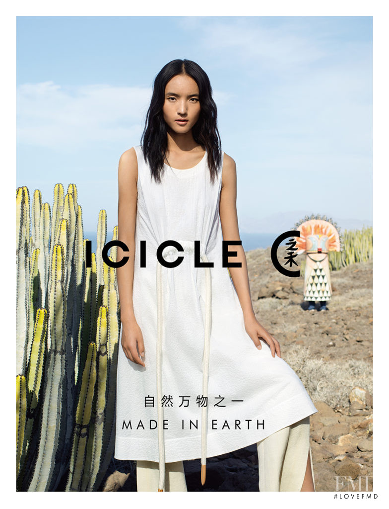 Icicle advertisement for Spring/Summer 2018