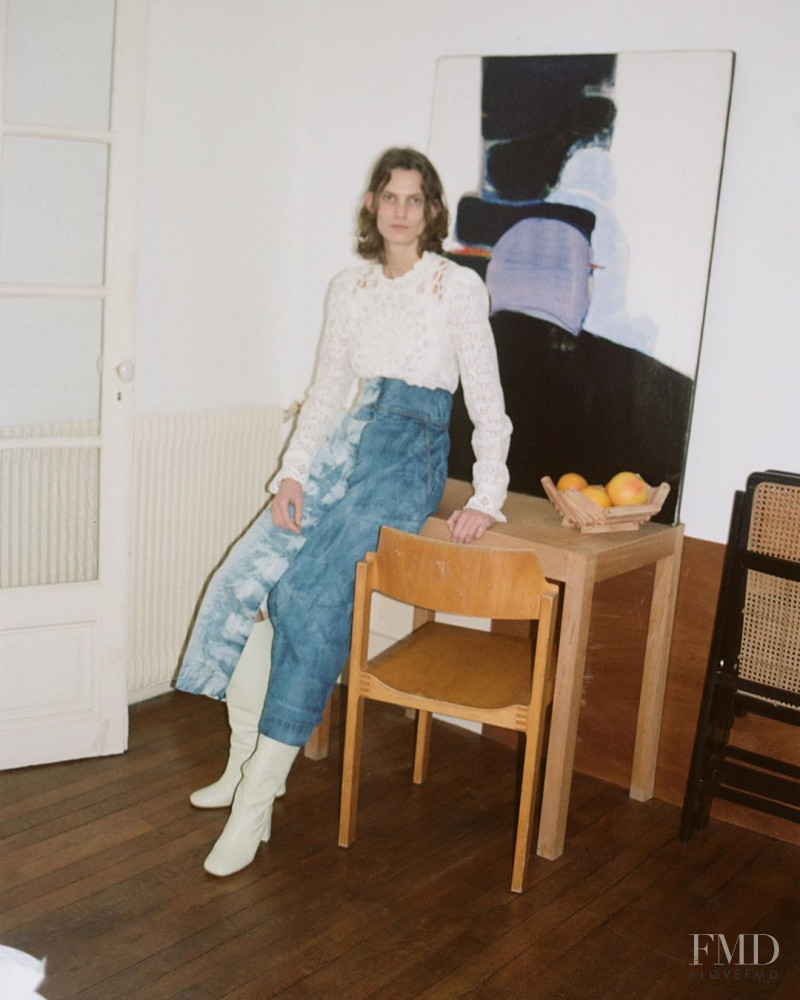 Lena Hardt featured in  the Sea NY lookbook for Pre-Fall 2020