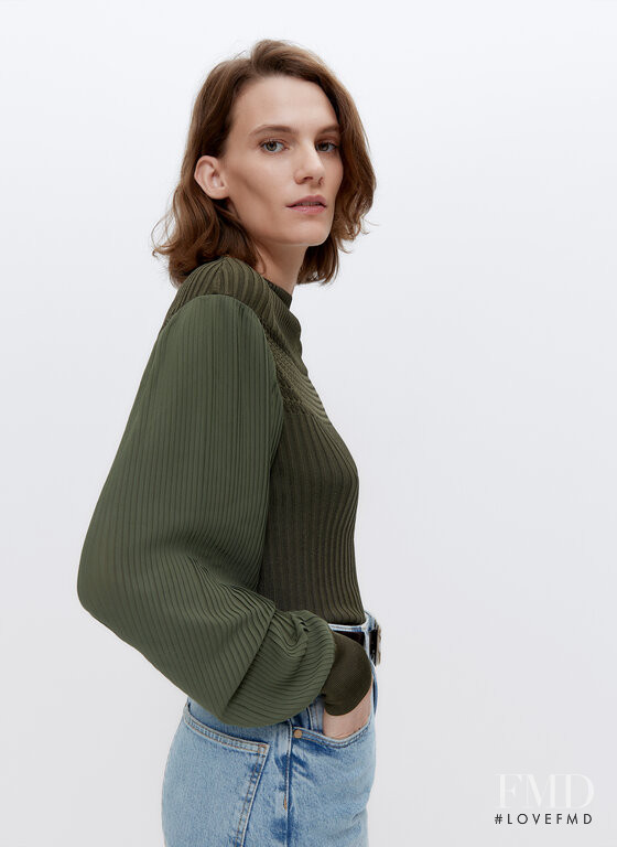 Lena Hardt featured in  the Uterque lookbook for Fall 2020