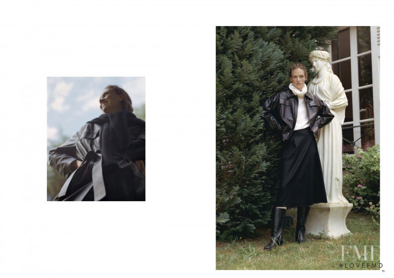 Adrienne Juliger featured in  the Maison Ullens Off Country lookbook for Autumn/Winter 2019