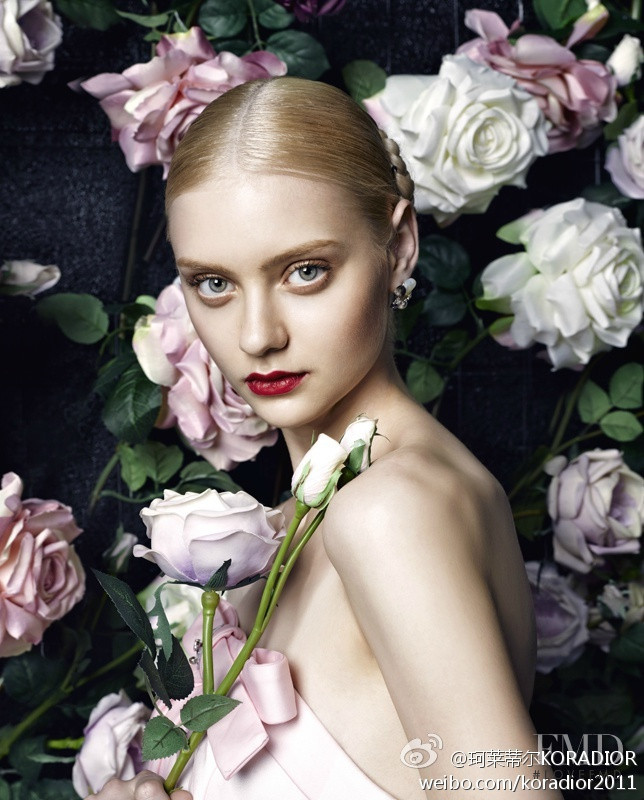 Nastya Kusakina featured in  the Koradior advertisement for Autumn/Winter 2014