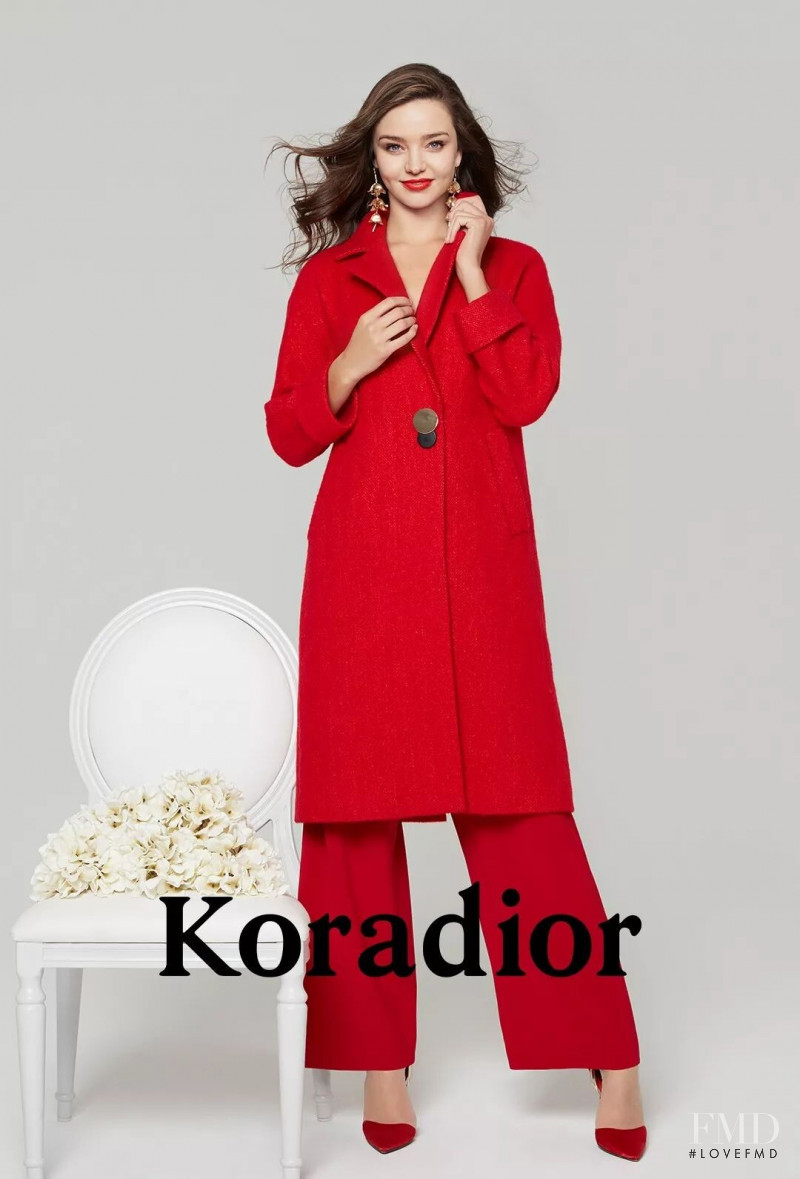 Miranda Kerr featured in  the Koradior advertisement for Fall 2019