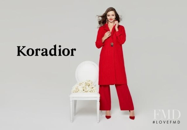 Miranda Kerr featured in  the Koradior advertisement for Fall 2019