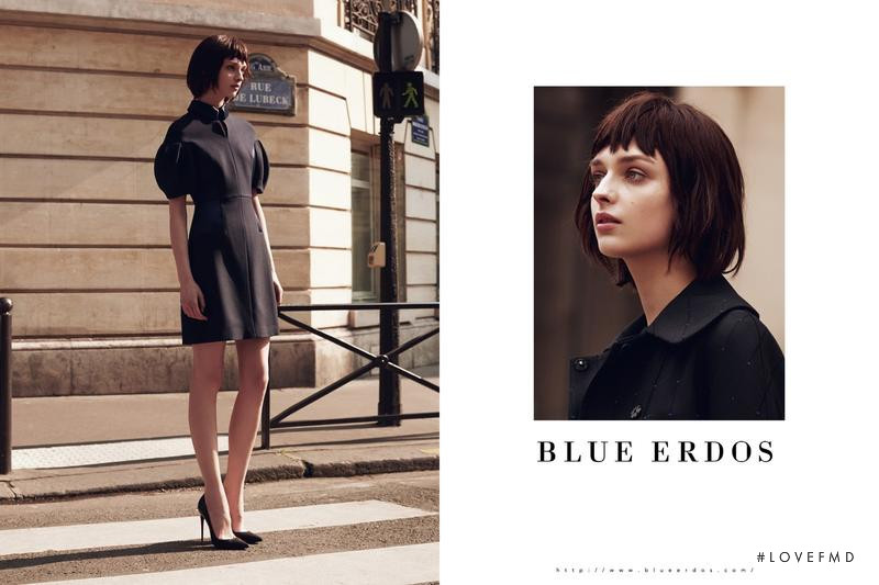 Daga Ziober featured in  the Blue Erdos advertisement for Autumn/Winter 2015