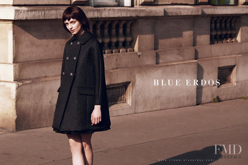 Daga Ziober featured in  the Blue Erdos advertisement for Autumn/Winter 2015