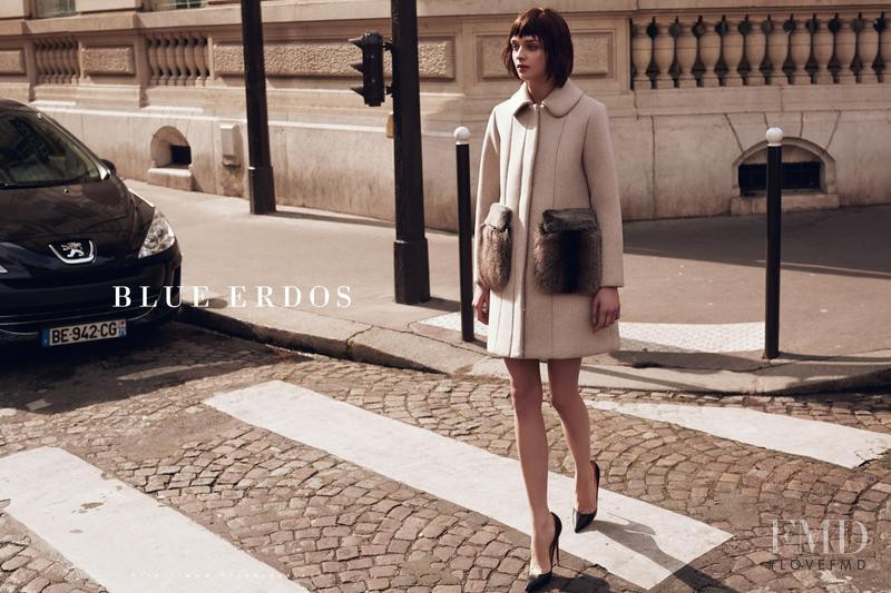 Daga Ziober featured in  the Blue Erdos advertisement for Autumn/Winter 2015