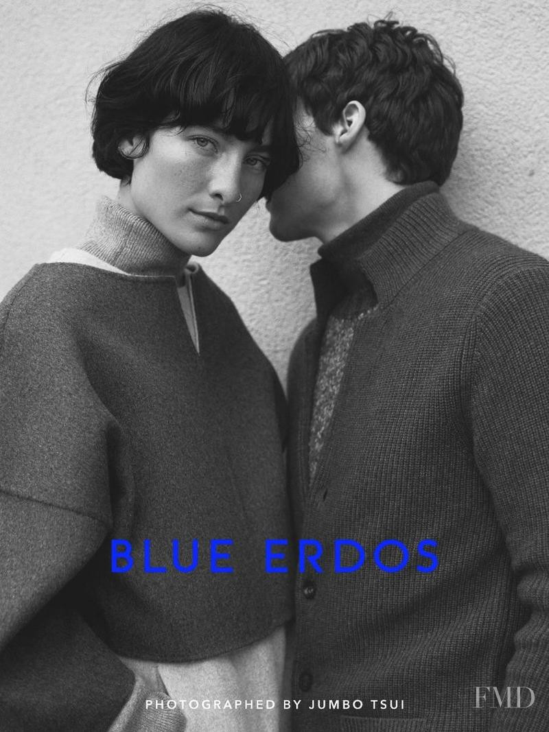 Heather Kemesky featured in  the Blue Erdos advertisement for Autumn/Winter 2016