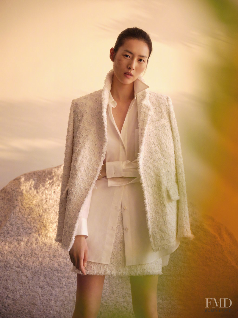 Liu Wen featured in  the Erdos advertisement for Spring/Summer 2021