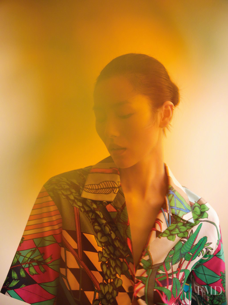 Liu Wen featured in  the Erdos advertisement for Spring/Summer 2021