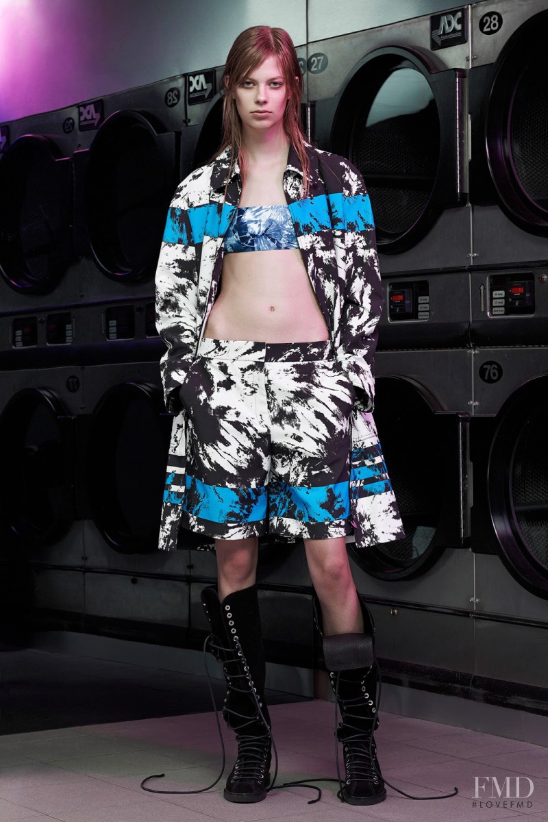 Lexi Boling featured in  the Alexander Wang lookbook for Resort 2015