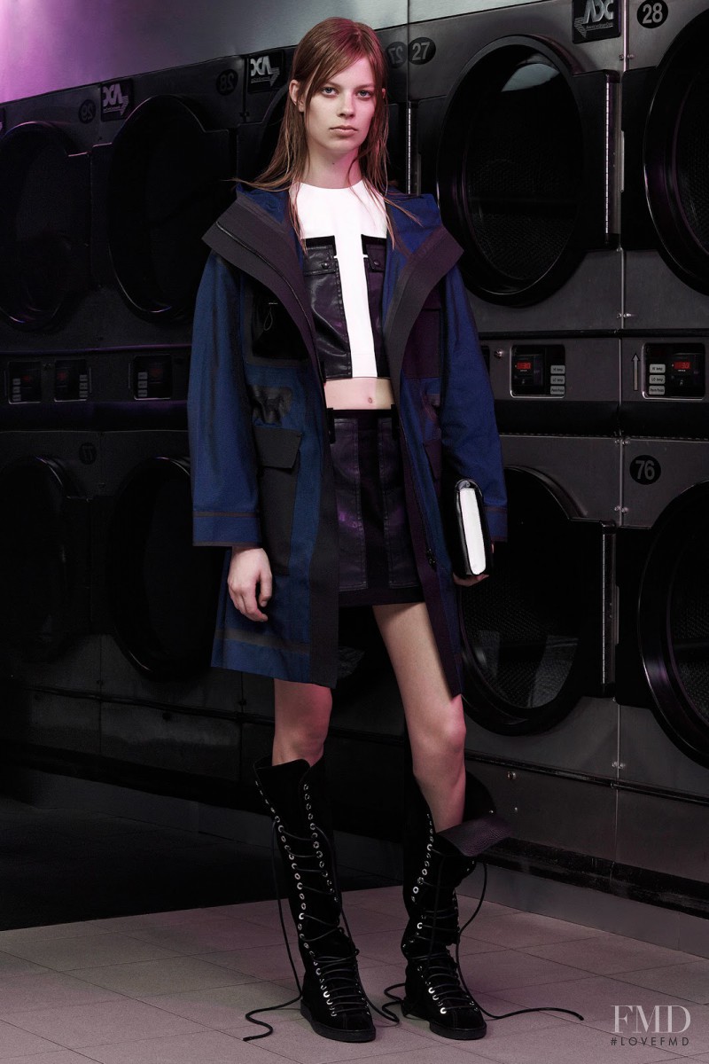 Lexi Boling featured in  the Alexander Wang lookbook for Resort 2015