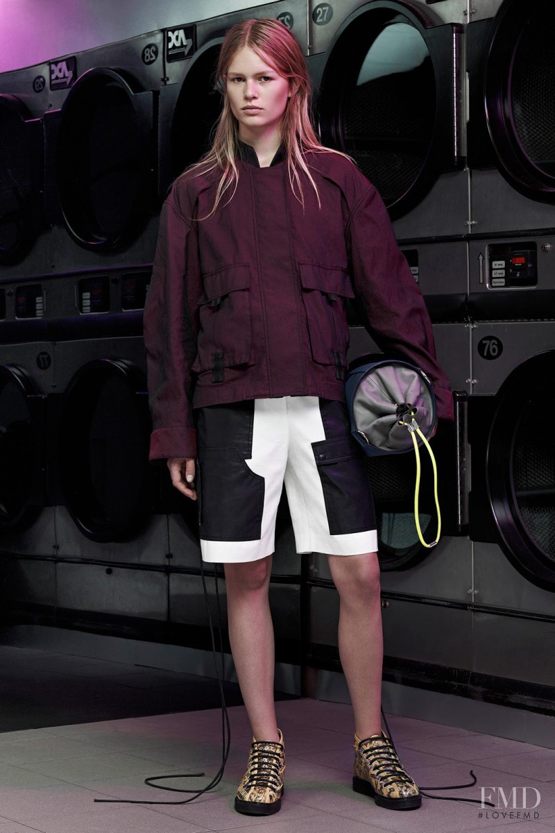 Anna Ewers featured in  the Alexander Wang lookbook for Resort 2015