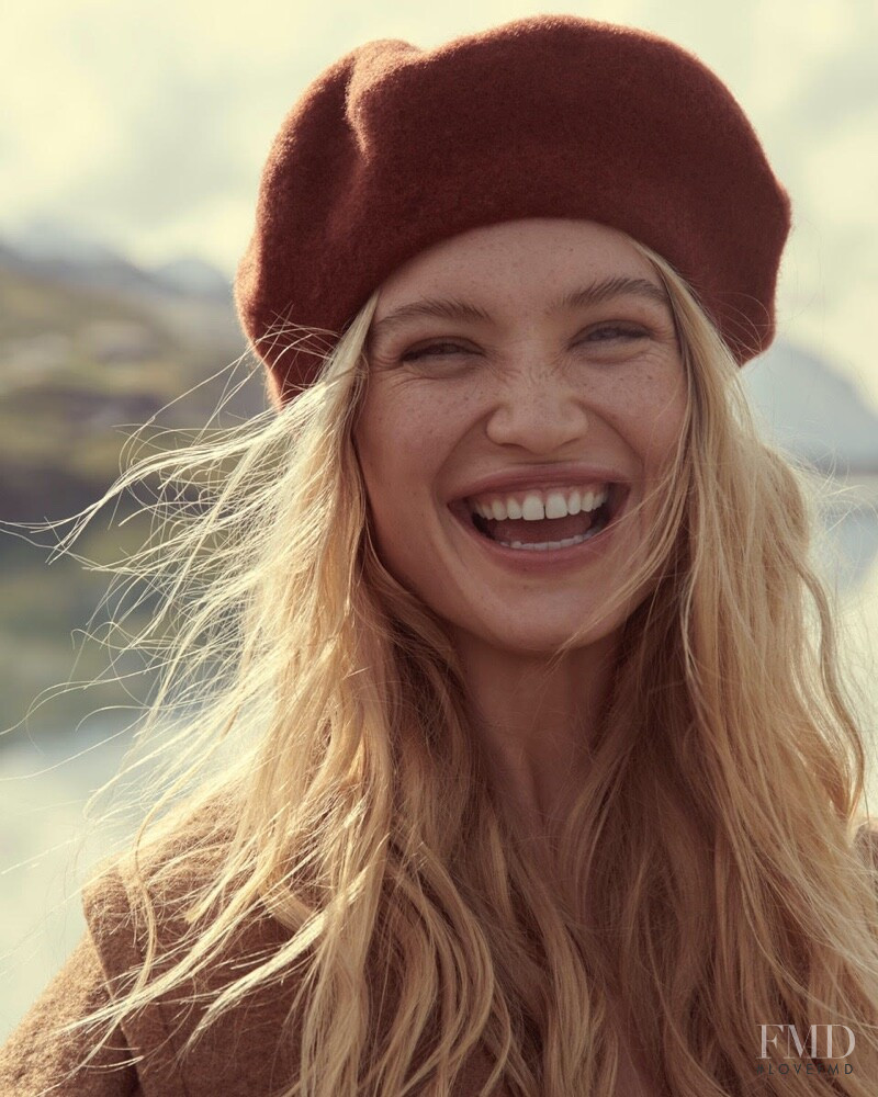 Camilla Forchhammer Christensen featured in  the Free People advertisement for Holiday 2019