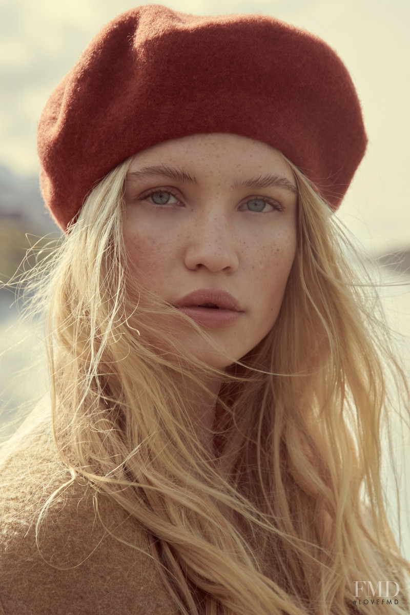 Camilla Forchhammer Christensen featured in  the Free People advertisement for Holiday 2019