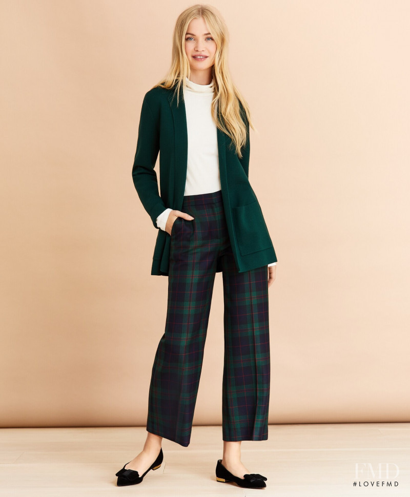 Camilla Forchhammer Christensen featured in  the Brooks Brothers catalogue for Winter 2019