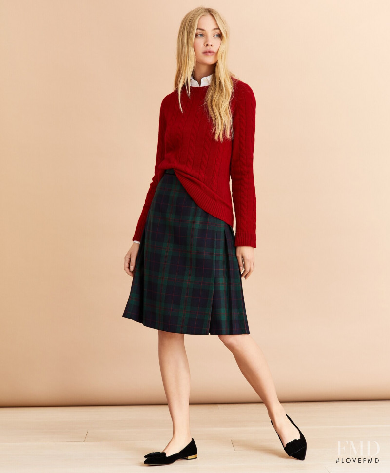 Camilla Forchhammer Christensen featured in  the Brooks Brothers catalogue for Winter 2019