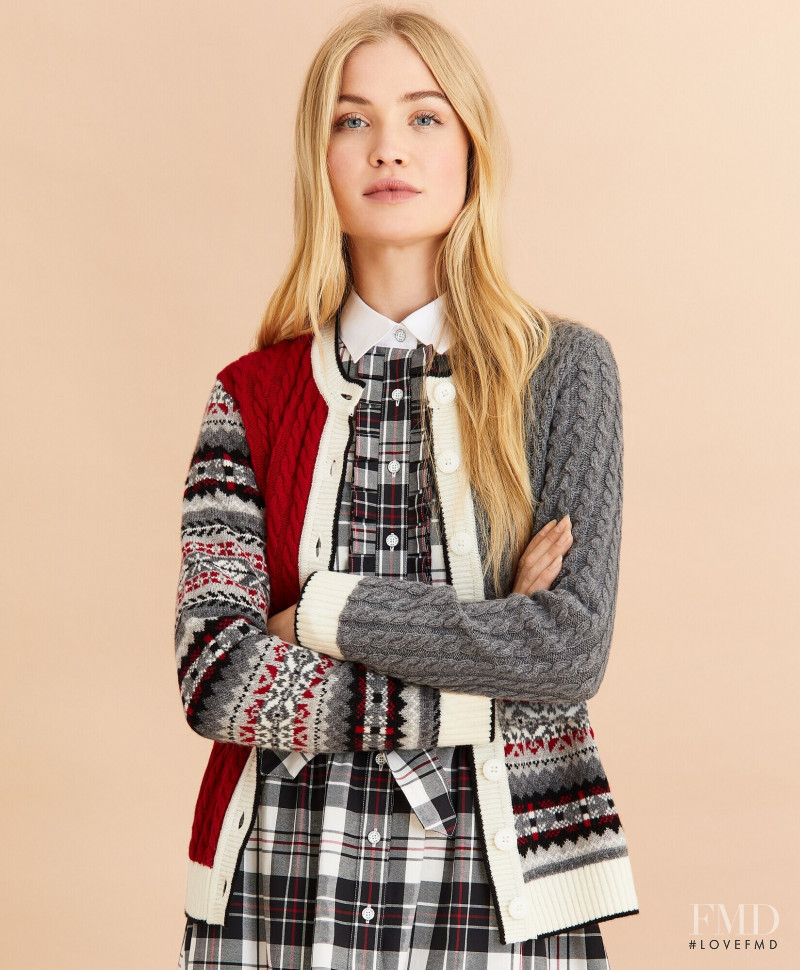 Camilla Forchhammer Christensen featured in  the Brooks Brothers catalogue for Winter 2019