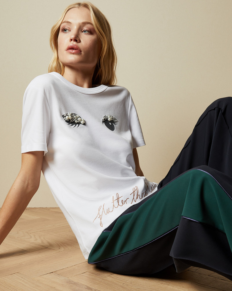 Camilla Forchhammer Christensen featured in  the Ted Baker catalogue for Winter 2019