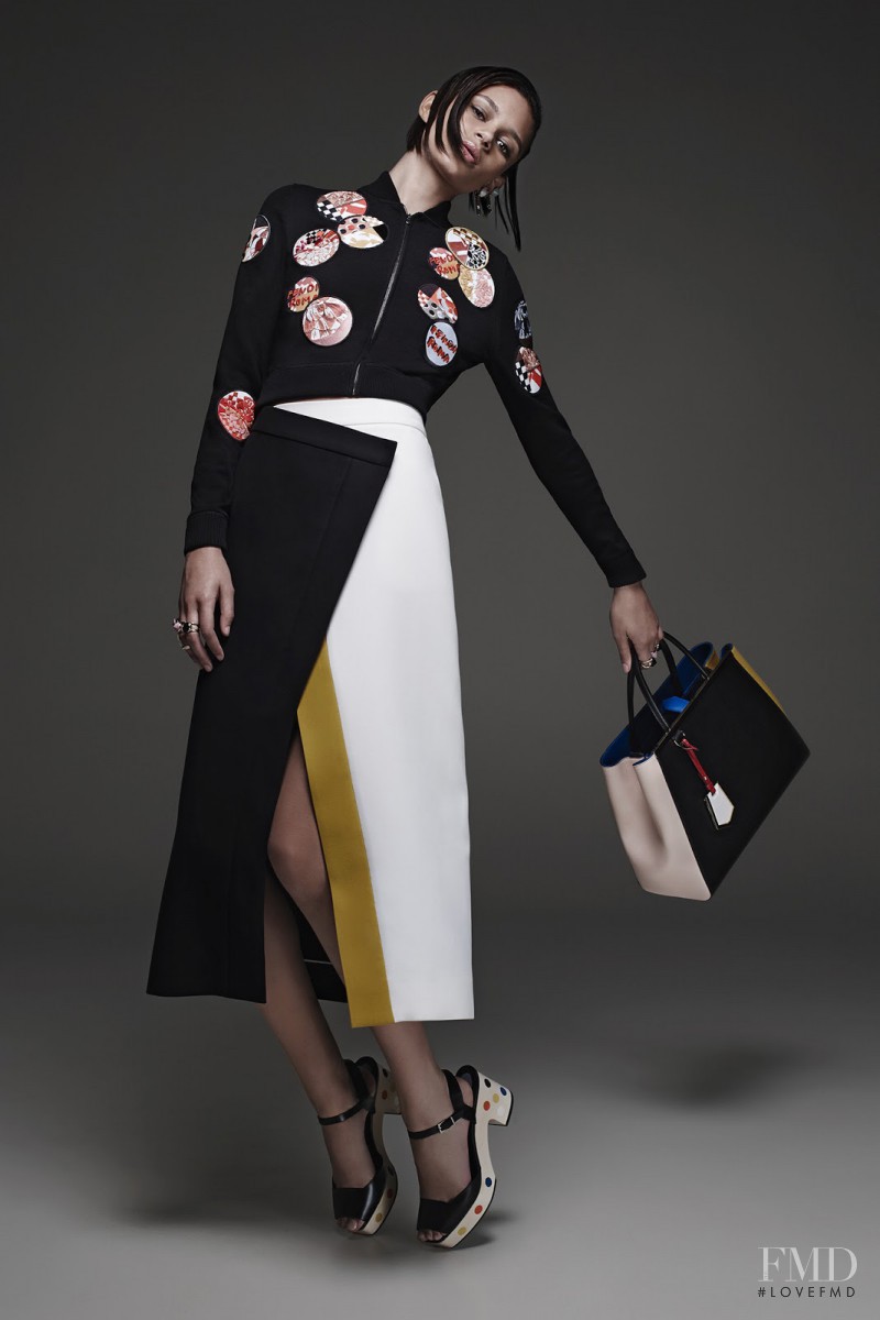 Binx Walton featured in  the Fendi fashion show for Resort 2015