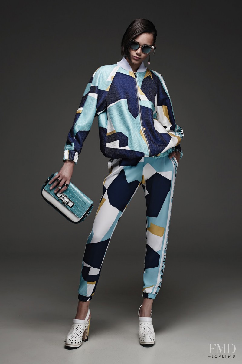 Binx Walton featured in  the Fendi fashion show for Resort 2015