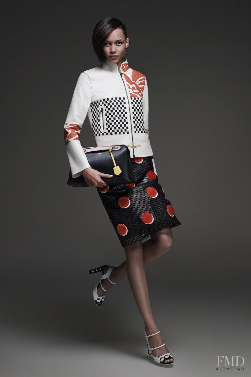 Binx Walton featured in  the Fendi fashion show for Resort 2015