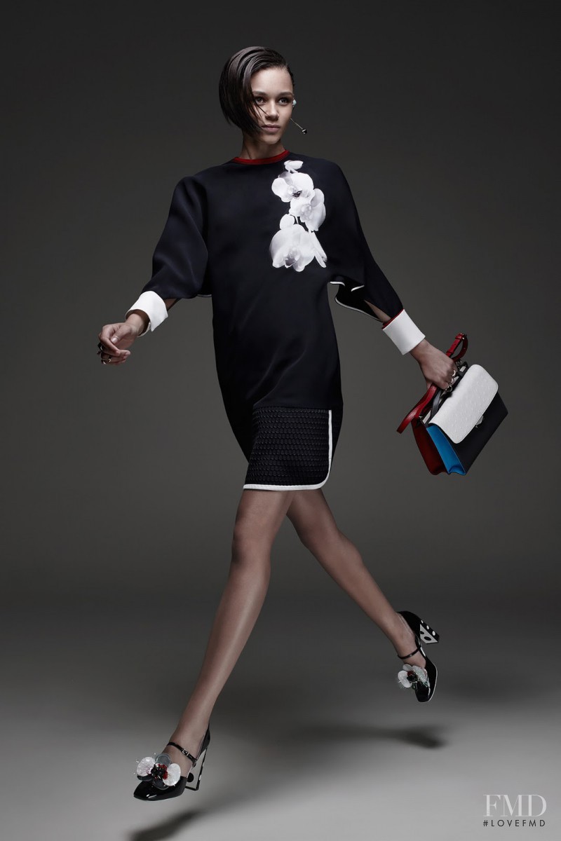 Binx Walton featured in  the Fendi fashion show for Resort 2015