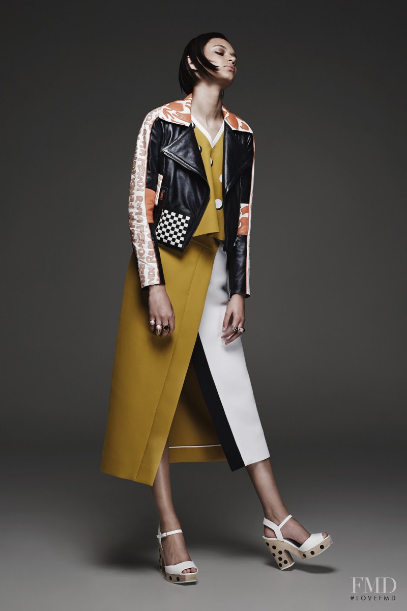 Binx Walton featured in  the Fendi fashion show for Resort 2015