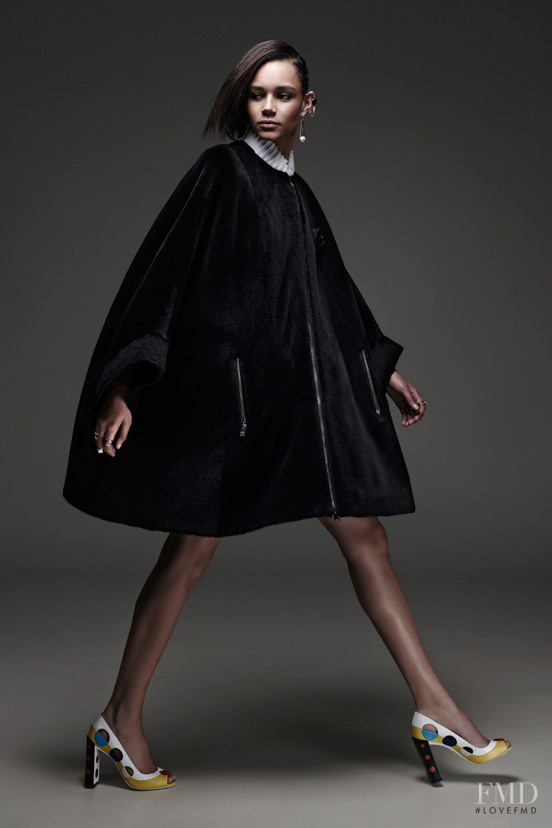 Binx Walton featured in  the Fendi fashion show for Resort 2015