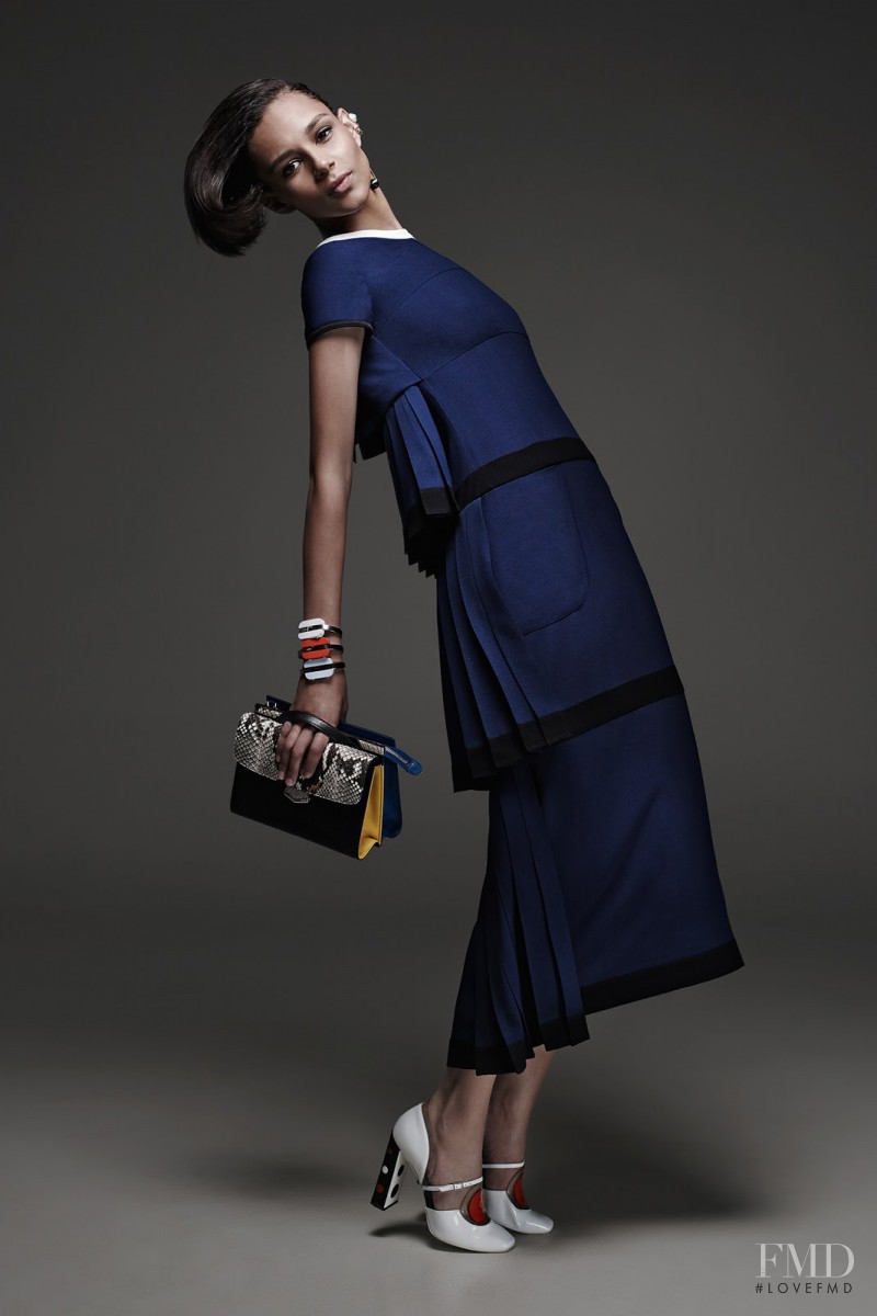 Binx Walton featured in  the Fendi fashion show for Resort 2015