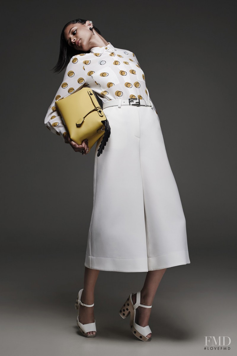 Binx Walton featured in  the Fendi fashion show for Resort 2015