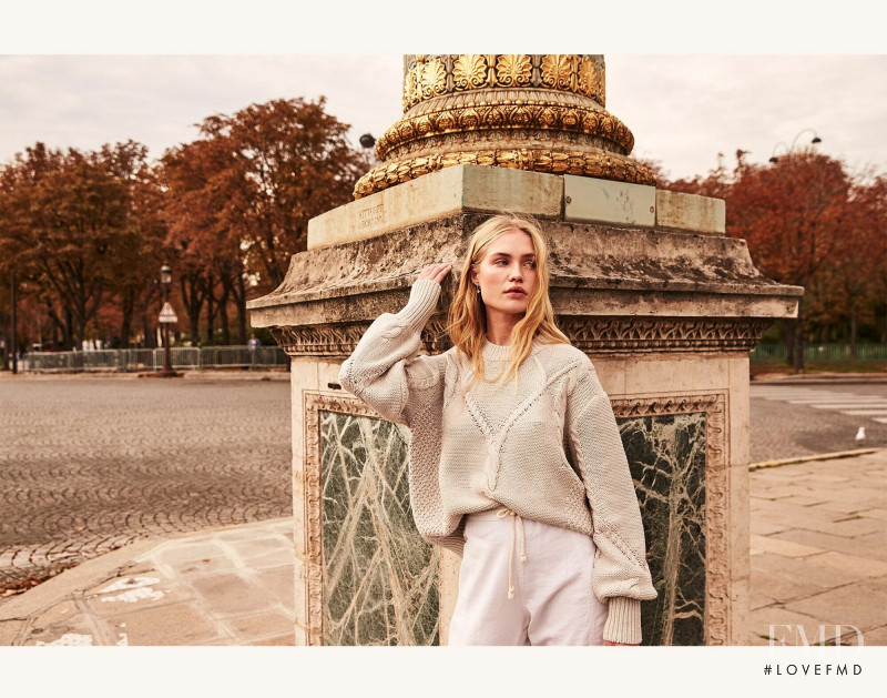 Camilla Forchhammer Christensen featured in  the Rowie the Label advertisement for Autumn/Winter 2020